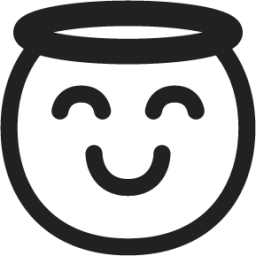 smiling face with halo emoji