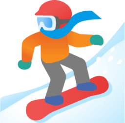 snowboarder emoji