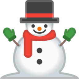 snowman without snow emoji