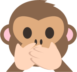 speak-no-evil monkey emoji