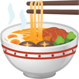 steaming bowl emoji