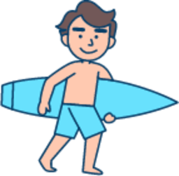 Surfing illustration