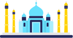 Taj Mahal illustration