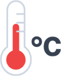 thermometer celsius icon