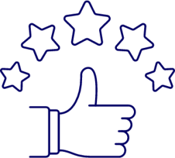 thumbs up rating illustration