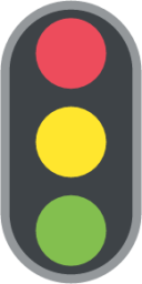 vertical traffic light emoji