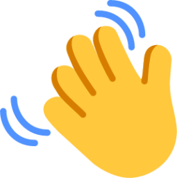 waving hand default emoji