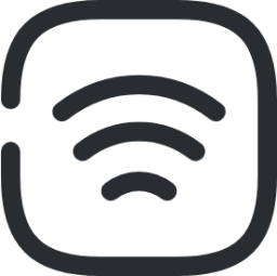 wifi square icon