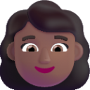 woman medium dark emoji