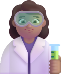 woman scientist medium emoji