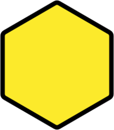 yellow hexagon emoji