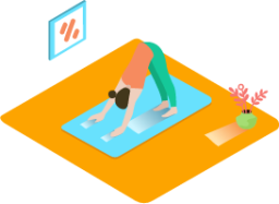 Yoga position illustration