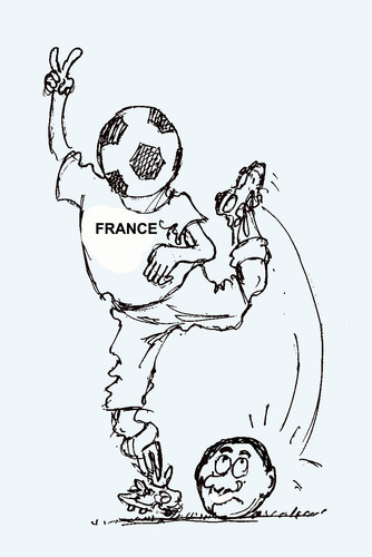 FRANCE By Miro | Sports Cartoon | TOONPOOL