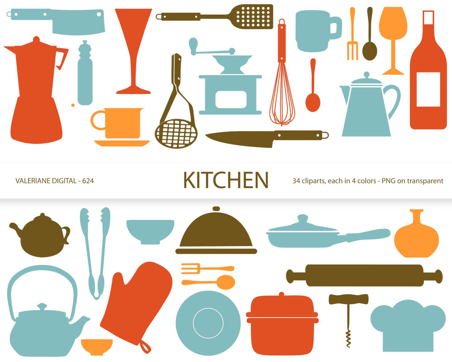 Kitchen Tools Clipart