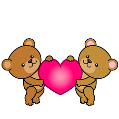 Teddy Bears with Heart