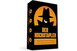 Der Hochstapler - Können Sie ihn entlarven? Bluff, Kreativität, Wortspiele und Verdächtigungen! Gesellschaftsspiel für die ga