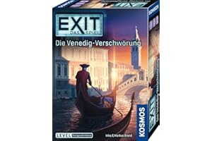 KOSMOS 684396 EXIT - Das Spiel - Die Venedig-Verschwörung, Level: Fortgeschrittene, Escape Room Spiel, EXIT Game für 1-4 Spie