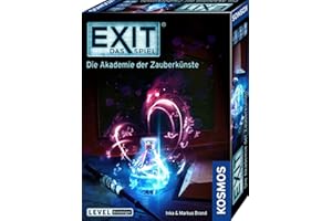 KOSMOS 683689 EXIT - Das Spiel - Die Akademie der Zauberkünste, Level: Einsteiger, Escape Room Spiel, EXIT Game für 1 bis 4 S