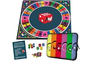 Alleswisser - Das Brettspiel, interaktives Quiz-, Wissens- und Familienspiel mit App für iOS und Android mit Tasche im Famili