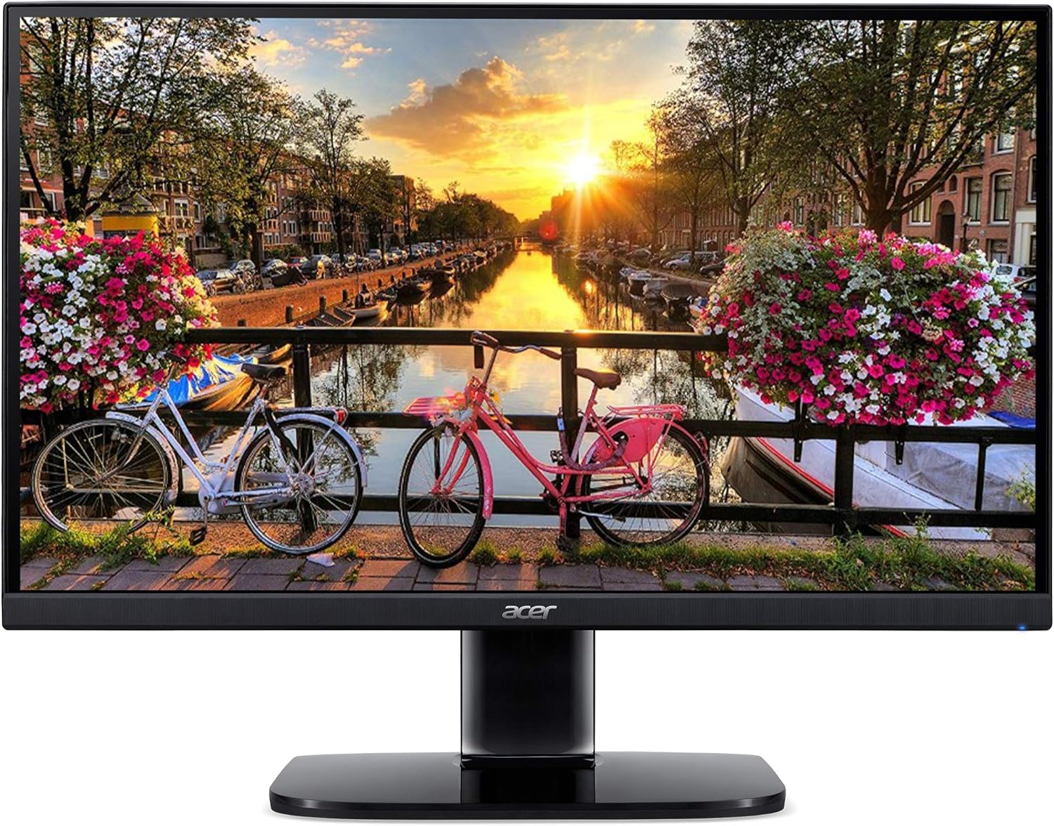 Acer KA272U biipx 27” WQHD 2560 x 1440 IPS Zero-Frame Monitor with 75Hz Refresh Rate and AMD Radeon FreeSync Technology (Display Port & 2 x HDMI 1.4 Ports) Black