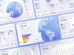 Figma UI kit / Map data visualisation hexagon hex maps location planet desktop template bar widgets widget desktop dailyui chart infographic datavisualization data dashboard template world dataviz map