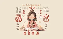 佛系少女 | 暴富壁纸 | 电脑壁纸