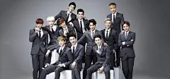 长腿男神,朴灿烈,吴世勋,EXO,EXO-M,EXO-K,黑白照片写真,电脑壁纸