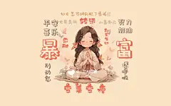 佛系少女 | 暴富壁纸 | 电脑壁纸