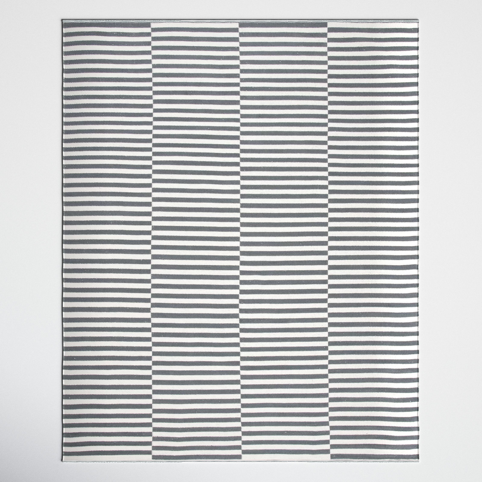 Birch Lane™ Ilona Flatweave Cotton Striped Rug & Reviews | Wayfair