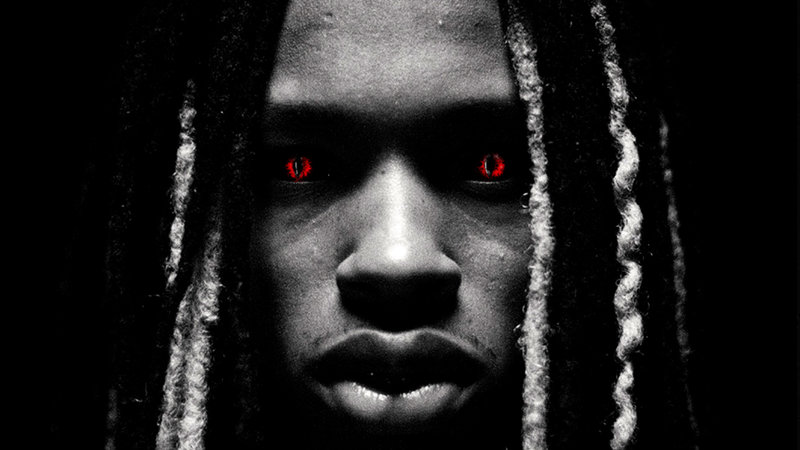 The "King Von Anti-Piracy Screen" meme explained, showing the late Chicago rapper staring at the viewer with glowing red eyes.