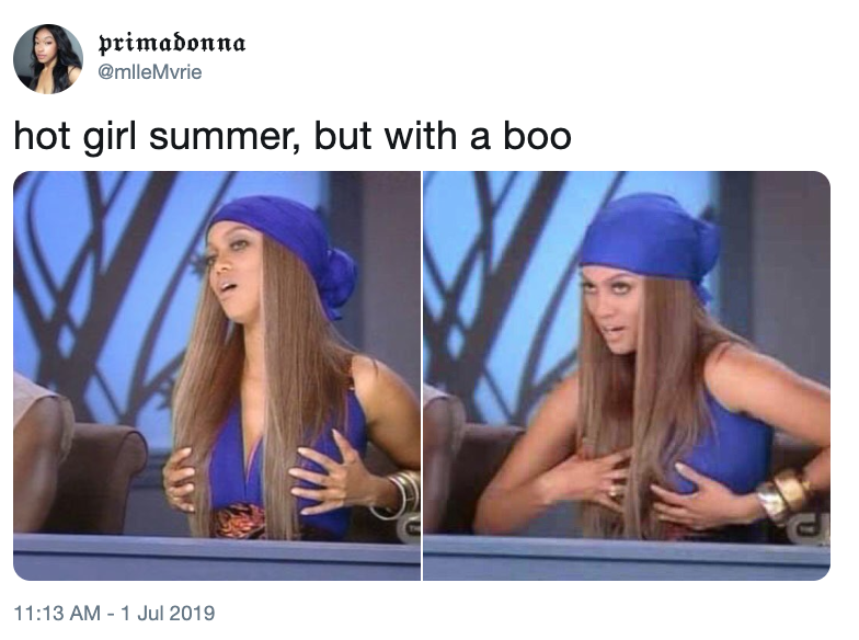 With A Boo | Hot Girl Summer | Know Your Meme