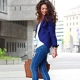 Blaue Blazer