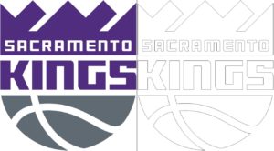 Coloriage Logo avec un échantillon Sacramento Kings