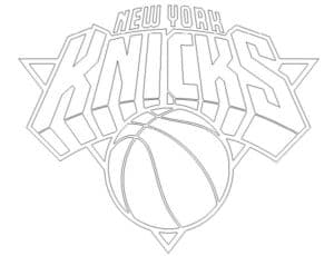 Coloriage Logo New York Knicks