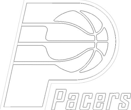 Coloriage Logo du Indiana Pacers