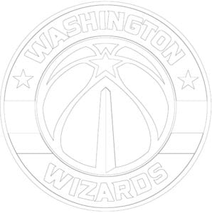 Coloriage Logo des Wizards de Washington