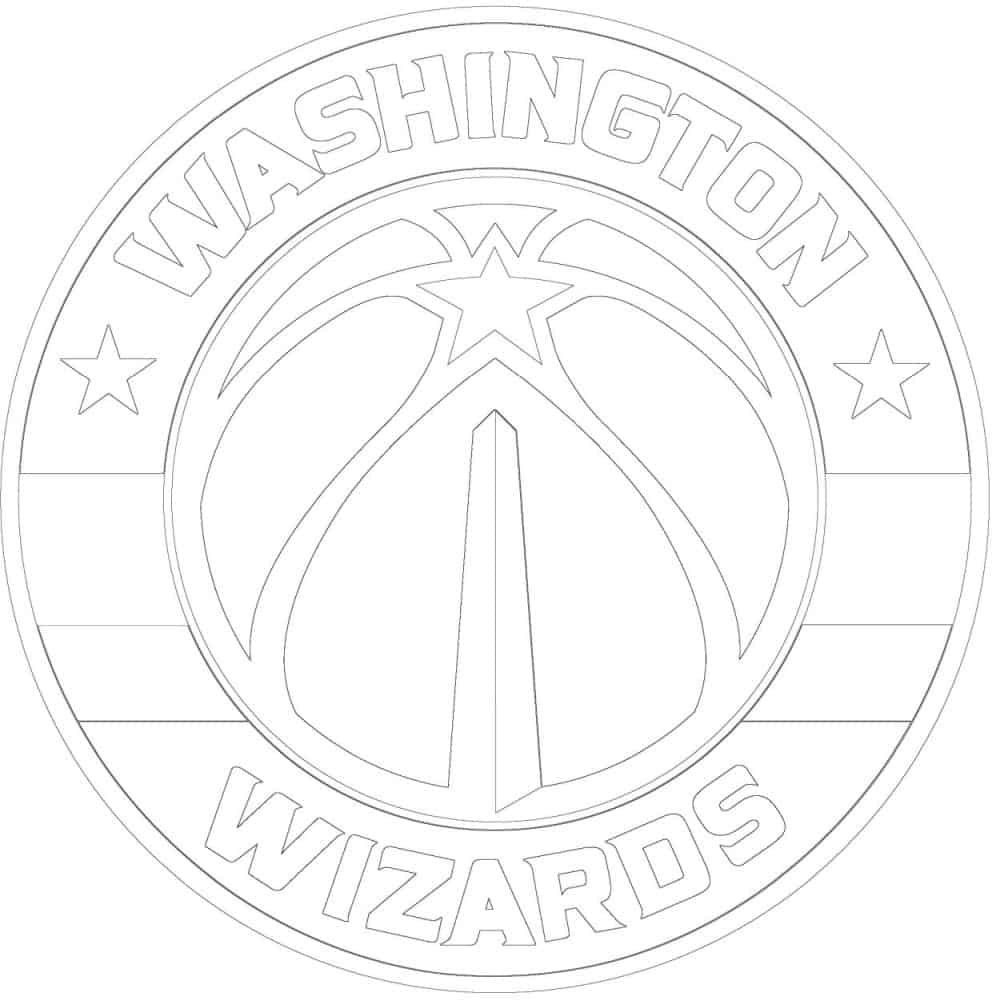 Coloriage Logo des Wizards de Washington