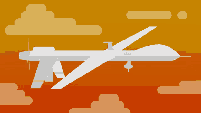 an illustration of a military drone with the letters eoe on it