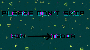 a screen that says please do n't skip pin media