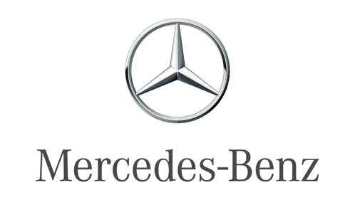 mercedes benz logo on a white background with a star in a circle