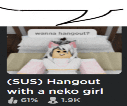 a picture of a girl laying on a bed next to a sign that says " wanna hangout ? "