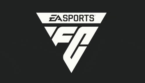 ea sports logo on a black background