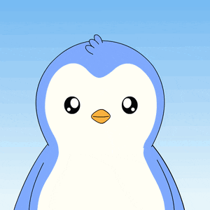 a blue and white penguin with the words see you tomorrow