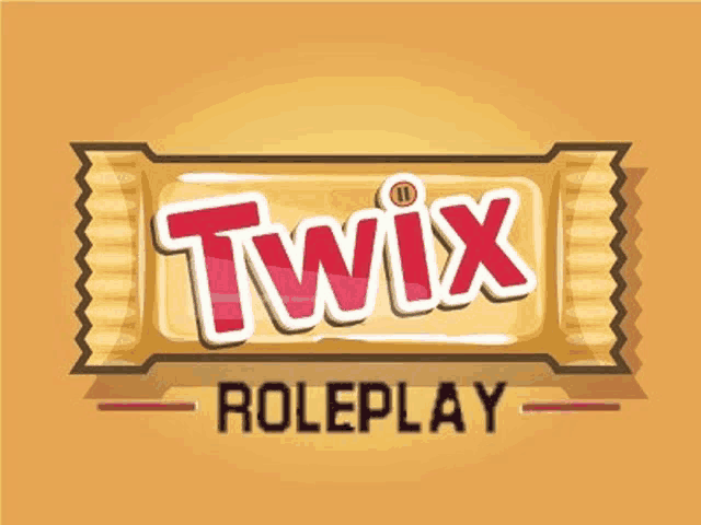 a twix candy bar in a package with the words roleplay below it