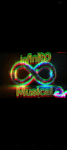 a colorful infinity symbol with the words infinite musical written below it