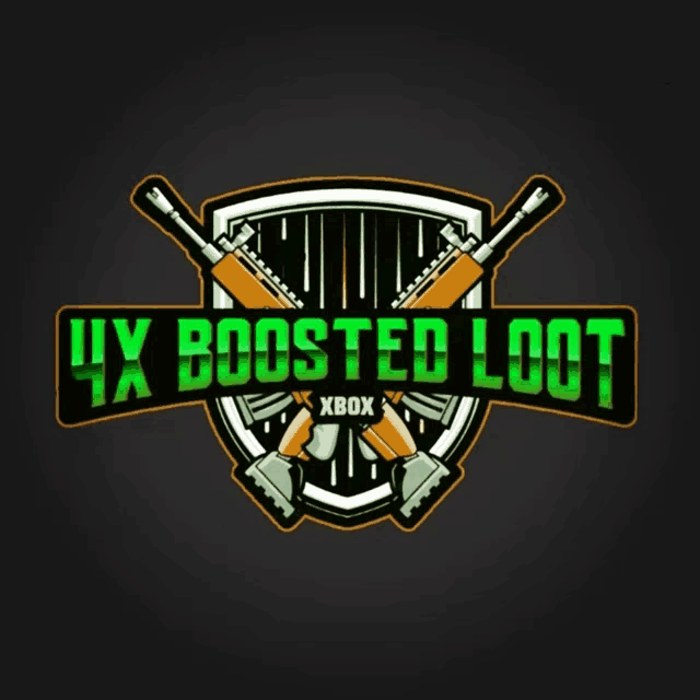 a logo that says 4x boosted loot xbox on it