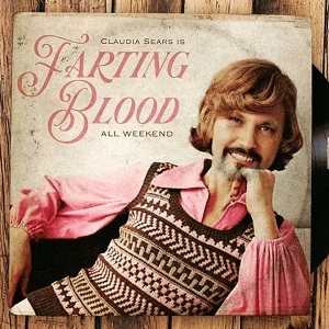 a man with a beard is on the cover of an album called farting blood all weekend