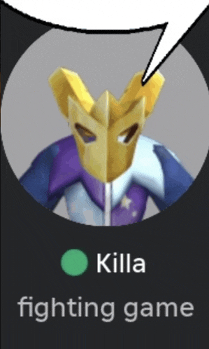 a picture of a cartoon character with the name killa fighting game