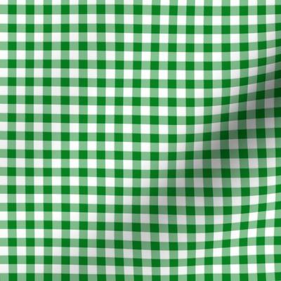 small green white buffalo plaid