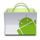 market, android, basket, paper bag, app